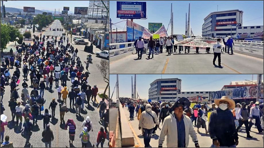 Estrenón Se registra primer bloqueo por manifestación en Puente