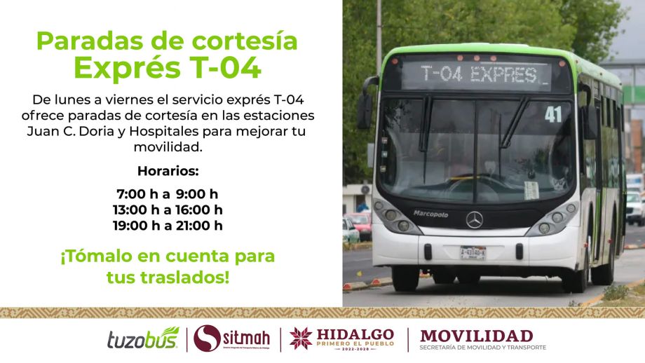 Transporte Ruta Expr S Del Tuzob S Hace Paradas De Cortes A Conoce