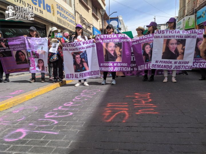 Miles de mujeres marchan en Pachuca para hacer oír su voz