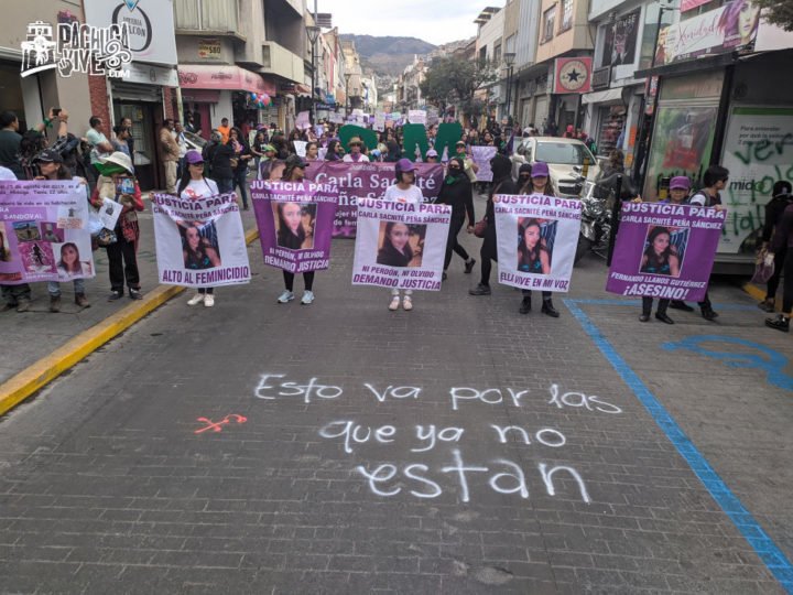 Miles de mujeres marchan en Pachuca para hacer oír su voz