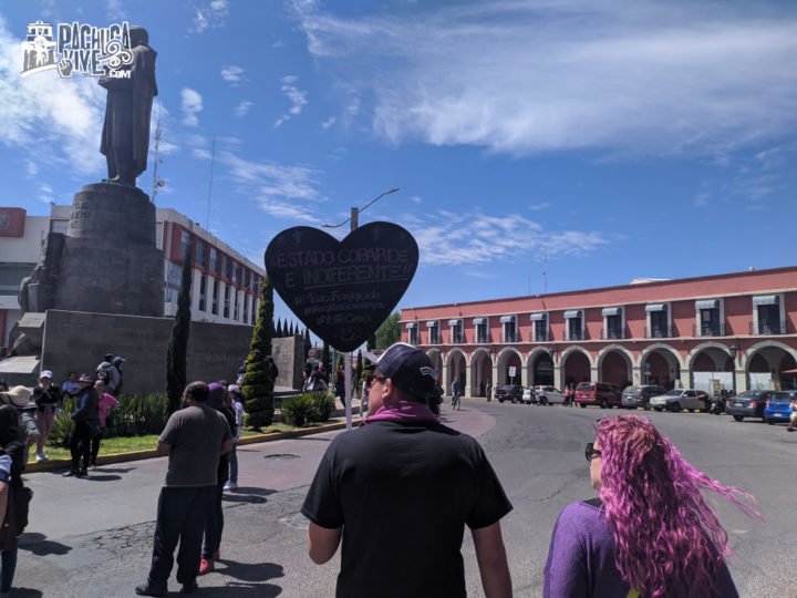 Miles de mujeres marchan en Pachuca para hacer oír su voz