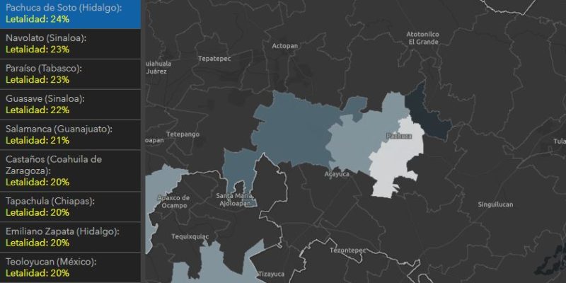 Pachuca tiene la letalidad más alta por COVID-19 entre las capitales del país