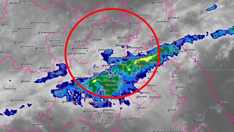 Pronostican fuertes tormentas y posibles granizadas para este viernes en Hidalgo