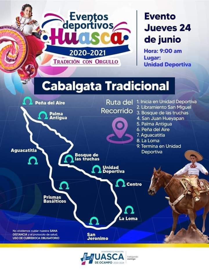 Realizarán cabalgata por lugares turísticos en el Pueblo Mágico de Huasca