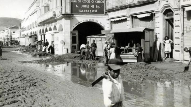 #EnFotos: Un 24 de junio, hace 75 años, Pachuca sufrió la gran inundación