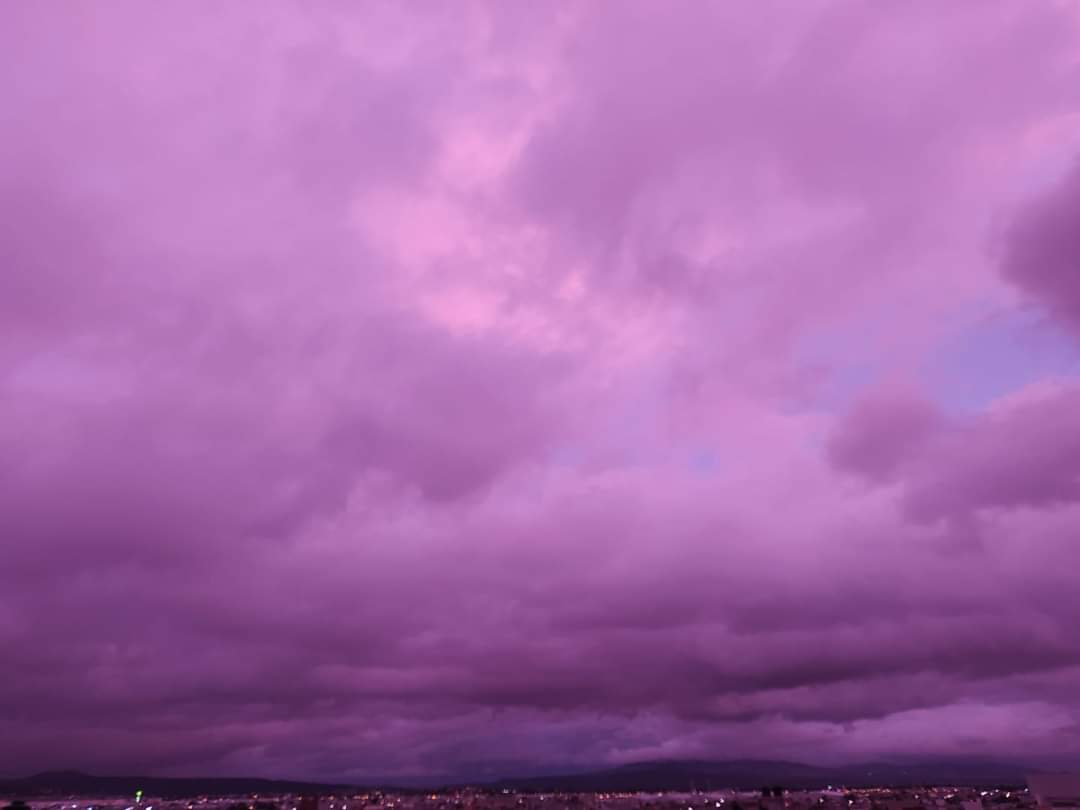 #Galería: Así se vio el cielo en Pachuca previo a la llegada del huracán Grace