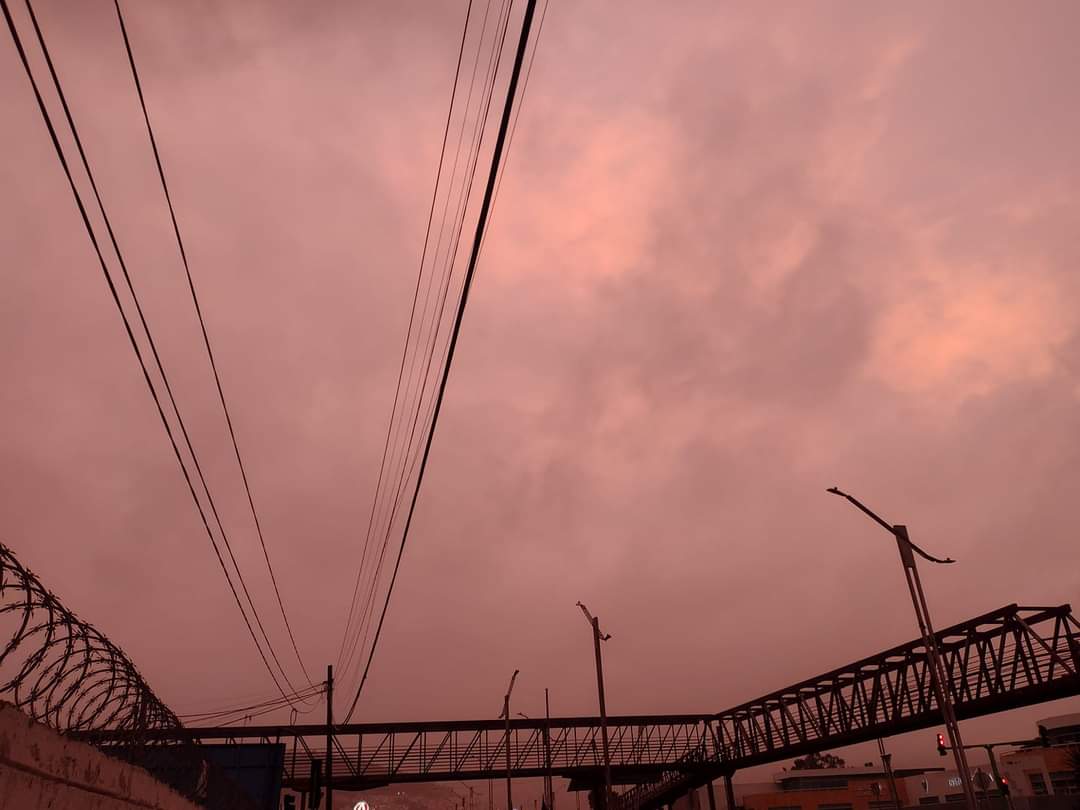 #Galería: Así se vio el cielo en Pachuca previo a la llegada del huracán Grace