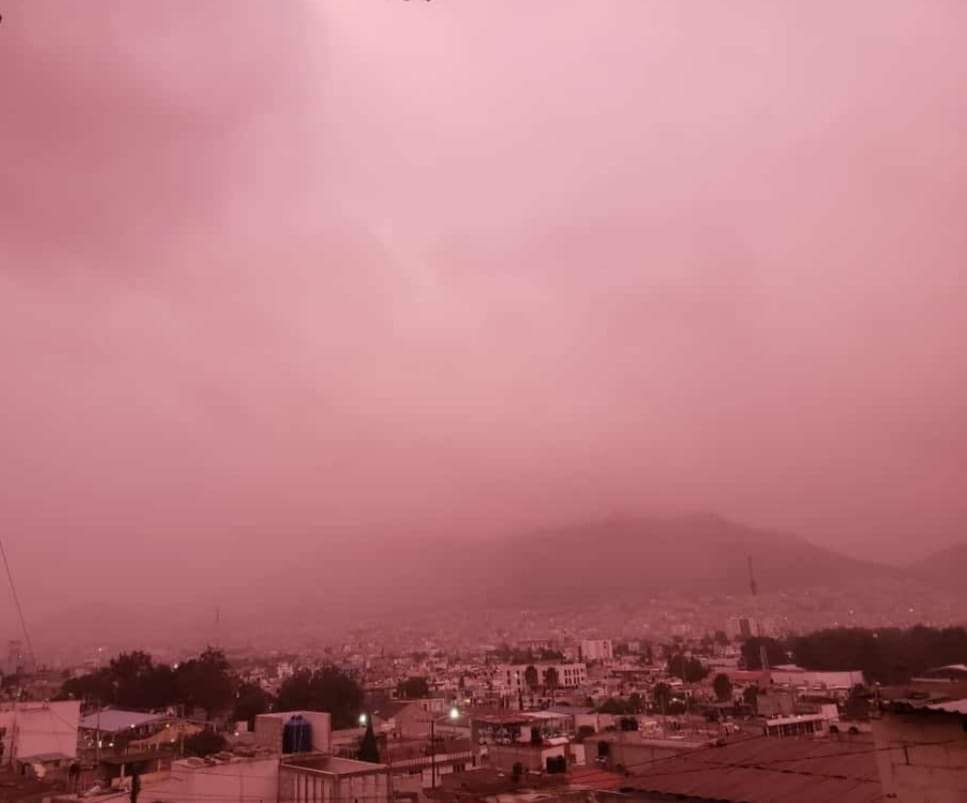 #Galería: Así se vio el cielo en Pachuca previo a la llegada del huracán Grace