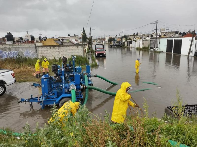 #FotosYVideos: Afectaciones en Pachuca por paso de huracán Grace