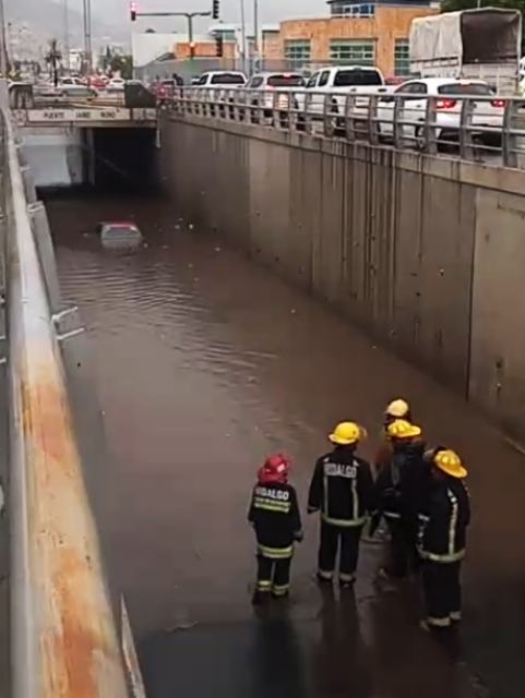 #FotosYVideos: Llueve sobre mojado en Pachuca; otro aguacero colapsa la ciudad