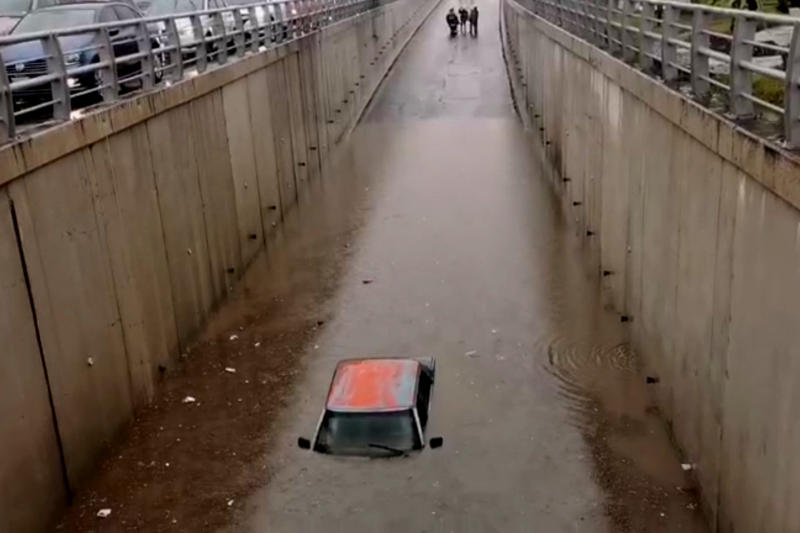 #FotosYVideos: Llueve sobre mojado en Pachuca; otro aguacero colapsa la ciudad