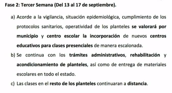 Autorizan retorno a clases presenciales en Hidalgo, estos municipios regresarán a las aulas