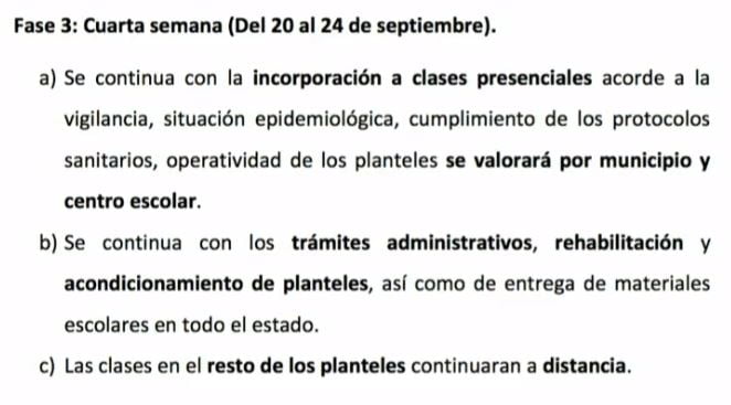 Autorizan retorno a clases presenciales en Hidalgo, estos municipios regresarán a las aulas