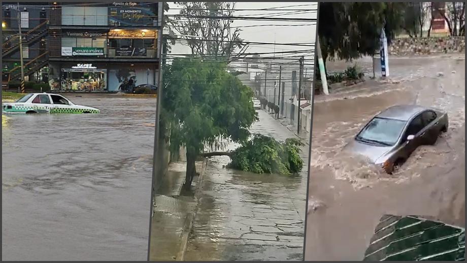 #FotosYVideos: Afectaciones en Pachuca por paso de huracán Grace