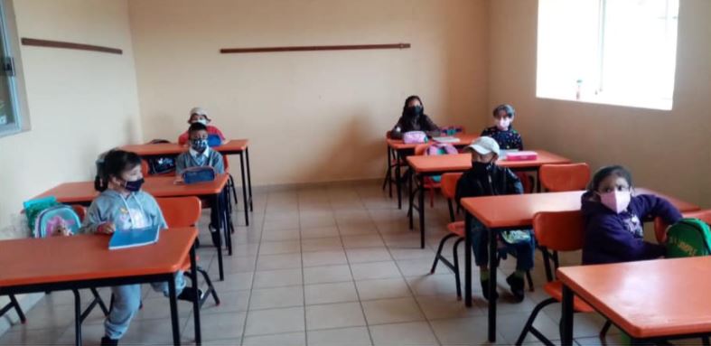 #Fotos: Así fue el regreso a clases presenciales en Hidalgo