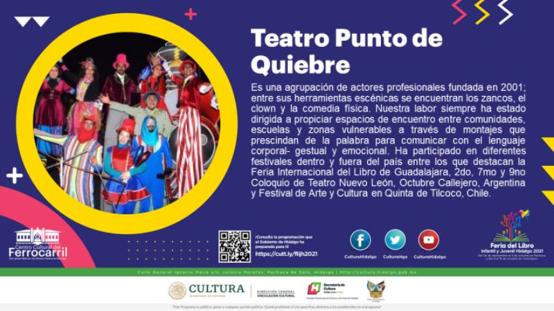 Estos artistas estarán en la Feria del Libro Infantil y Juvenil Hidalgo 2021 en Pachuca