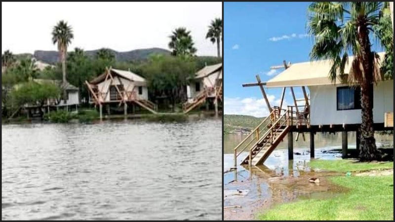 Queda casi sumergida la isla Tzibanzá en la presa Zimapán