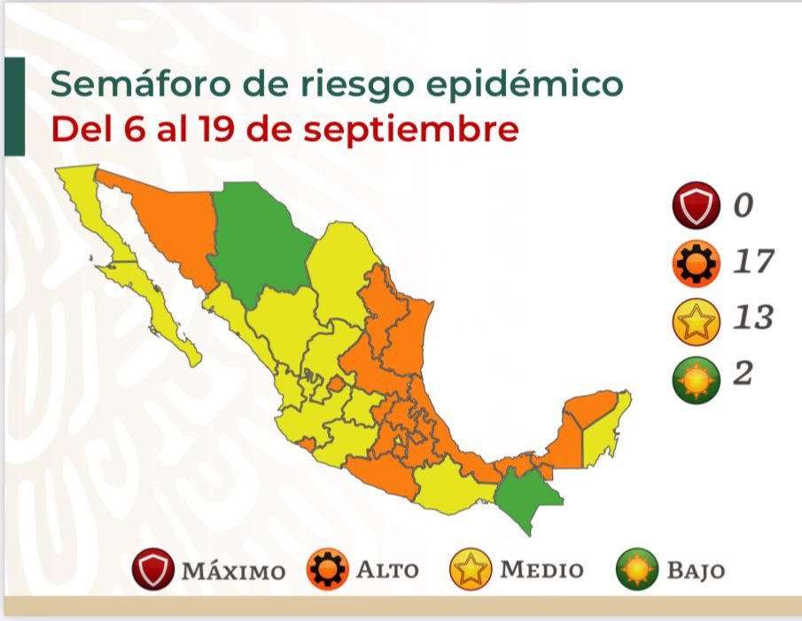 Hidalgo deja el rojo y se pinta de naranja en el semáforo de riesgo