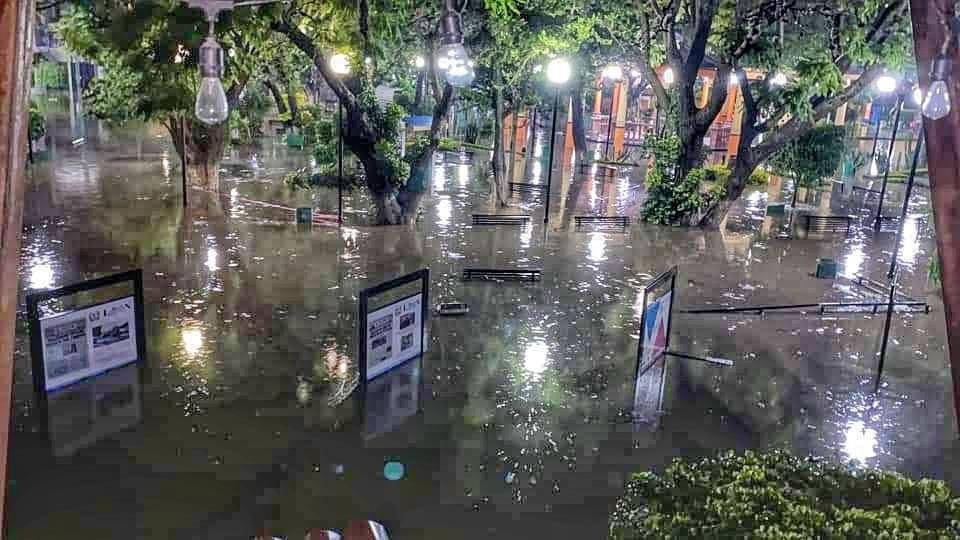 #FotosYVideos: Desbordamiento de ríos provocan histórica inundación en Tula