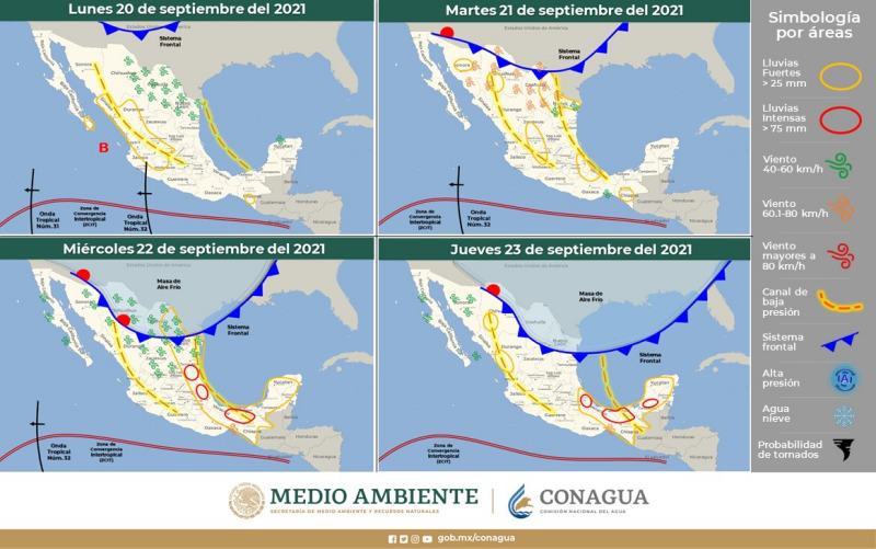 Esta semana llegará el primer Frente Frío de la temporada