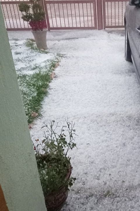 Se desata fuerte granizada en sur de Pachuca y en autopista a CDMX