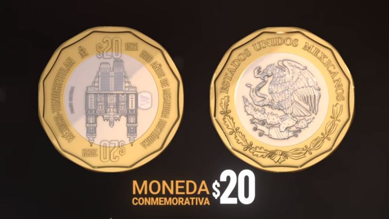 #FotosYVideo: Así son las nuevas monedas conmemorativas de 10 y 20 pesos