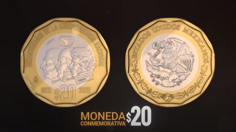 #FotosYVideo: Así son las nuevas monedas conmemorativas de 10 y 20 pesos