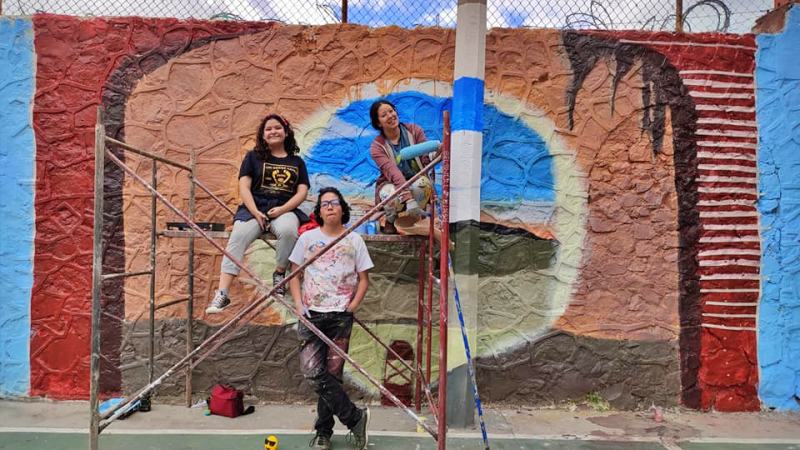 #Galería: Barrio El Arbolito de Pachuca luce nuevos murales y monumento minero