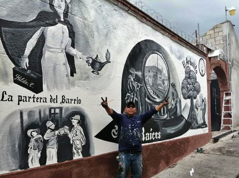 #Galería: Barrio El Arbolito de Pachuca luce nuevos murales y monumento minero