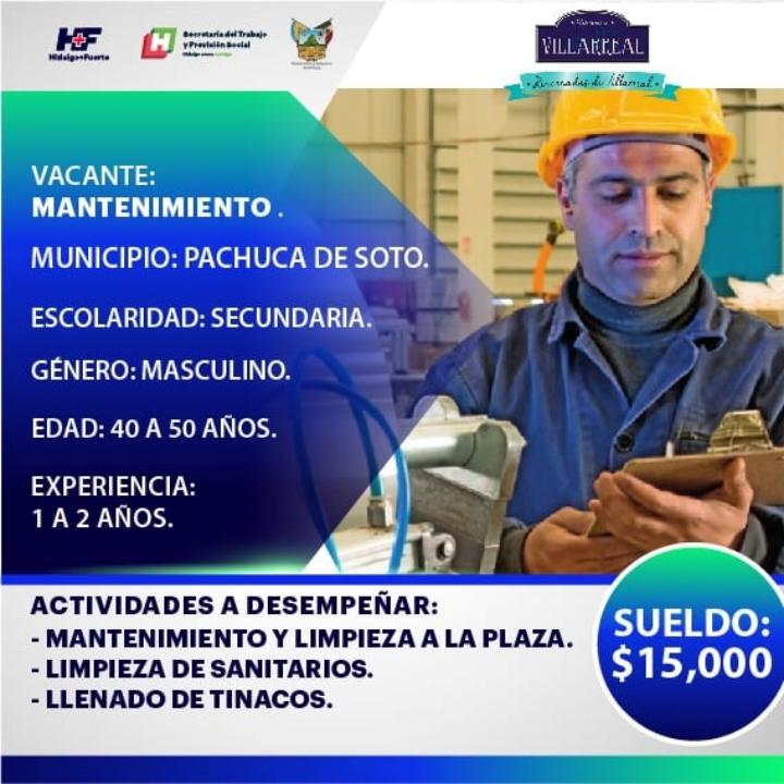 Ofrecen empleos en Pachuca y otros municipios para ganar hasta 20 mil pesos