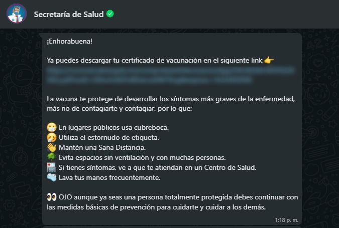 ¿Completaste tu esquema? Así puedes descargar tu certificado de vacunación