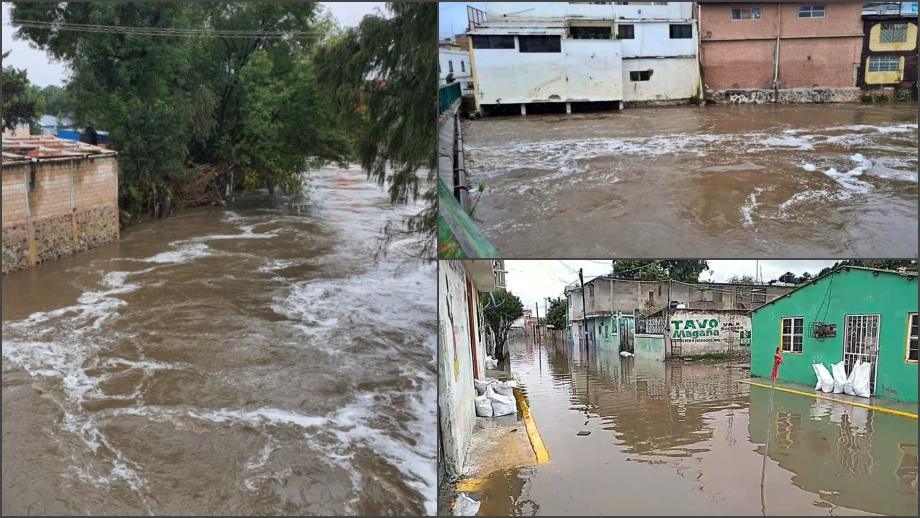 Alerta en Tula por nueva crecida de ríos; vuelven inundaciones