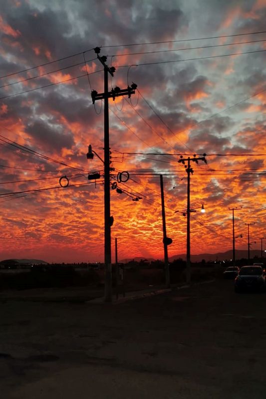 #Fotos: Así se vio el cielo en el atardecer en la zona metropolitana de Pachuca