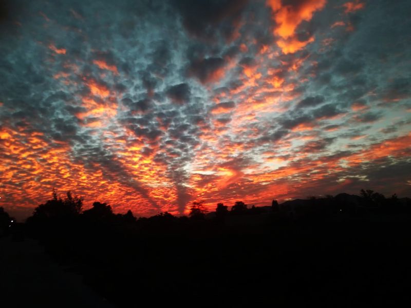 #Fotos: Así se vio el cielo en el atardecer en la zona metropolitana de Pachuca