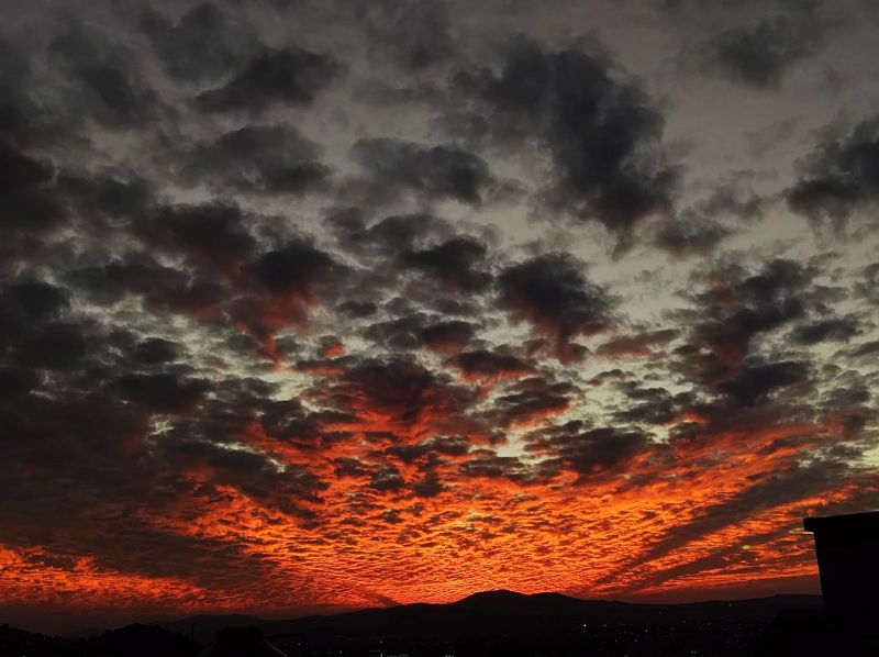 #Fotos: Así se vio el cielo en el atardecer en la zona metropolitana de Pachuca