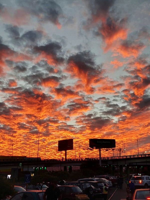 #Fotos: Así se vio el cielo en el atardecer en la zona metropolitana de Pachuca