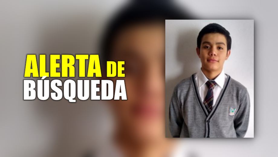 Desaparece adolescente en Pachuca; piden ayuda para localizarlo