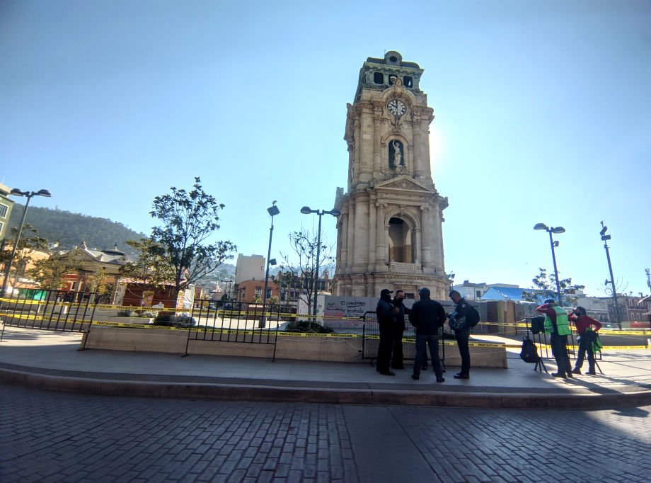 Vuelven a prohibir el paso en plaza Independencia de Pachuca