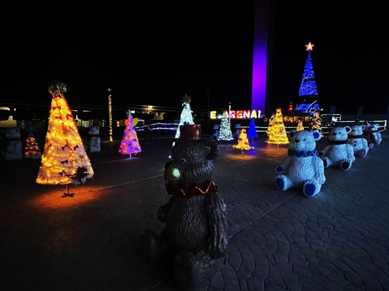 #Fotos: Otro pueblo iluminado en Hidalgo, así luce El Arenal