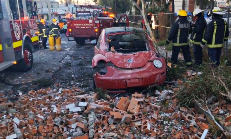 Explota departamento en colonia de Pachuca; edificio queda inhabitable