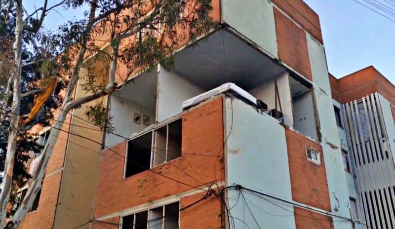 Explota departamento en colonia de Pachuca; edificio queda inhabitable