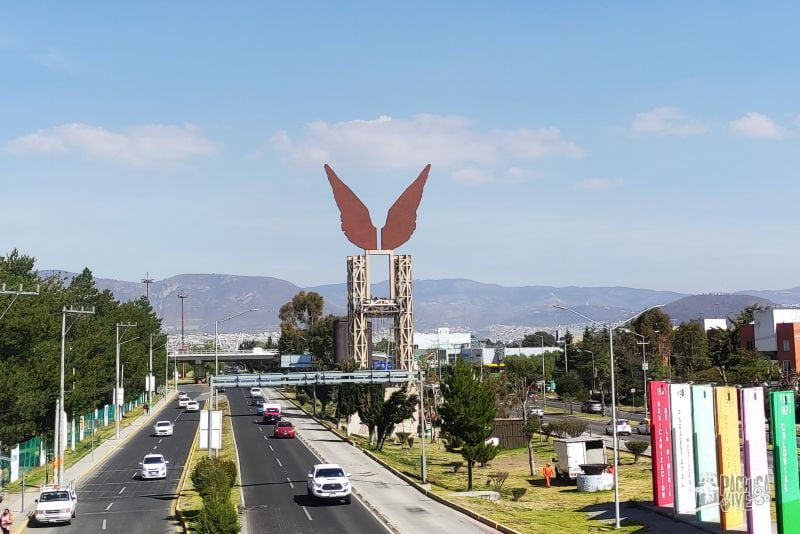 #Fotos: Construyen 'Hidalgo Infinito', nuevo monumento en Pachuca