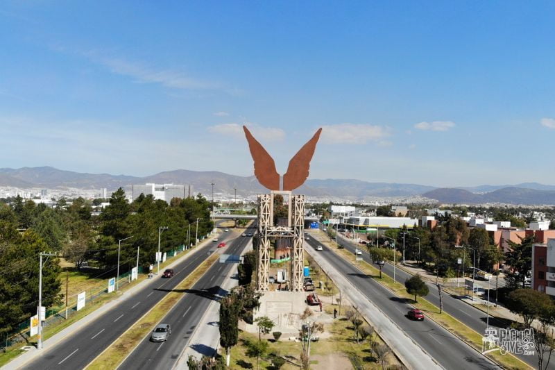 #Fotos: Construyen 'Hidalgo Infinito', nuevo monumento en Pachuca