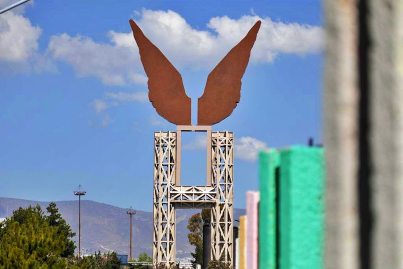 Inauguran Hidalgo Infinito, monumental escultura en el sur de Pachuca