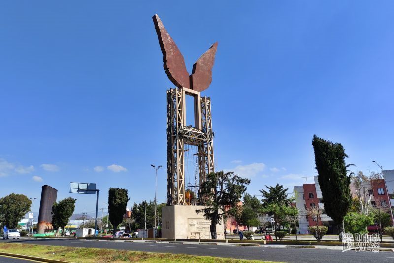 #Fotos: Construyen 'Hidalgo Infinito', nuevo monumento en Pachuca