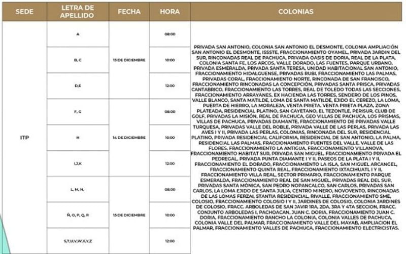 Sedes, días y horarios para aplicación de refuerzo a mayores de 60 años en Pachuca