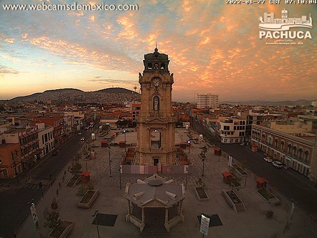 #Fotos: Amanecer aborregado y naranja en Pachuca; así se vio