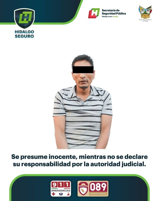 En persecución, atrapan a sujeto y recuperan unidad robada en Pachuca