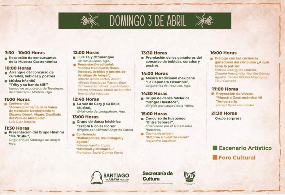 Festival gastronómico de Santiago de Anaya, este fin de semana