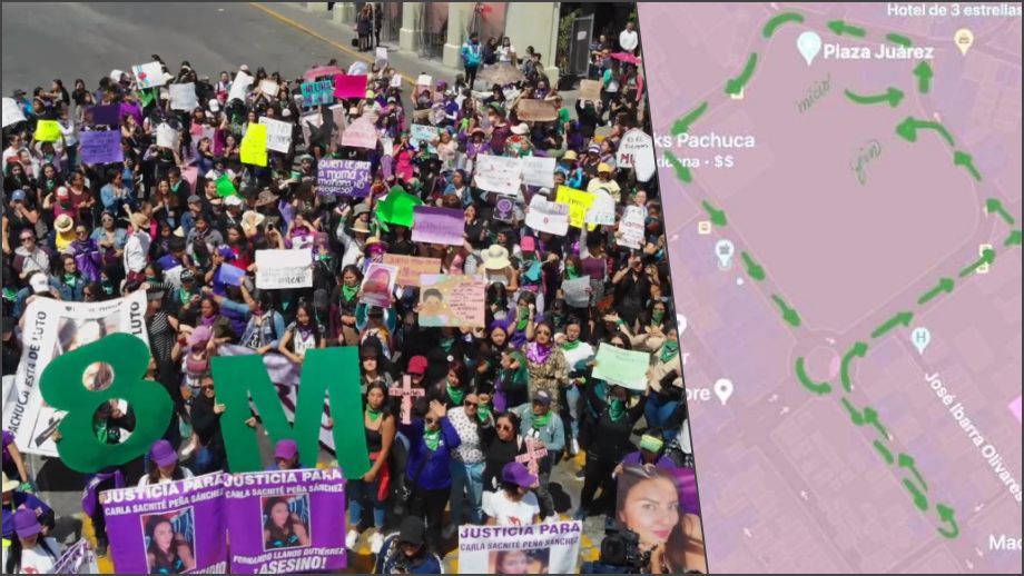 #8M2022: Habrá marcha feminista en Pachuca; este será el recorrido